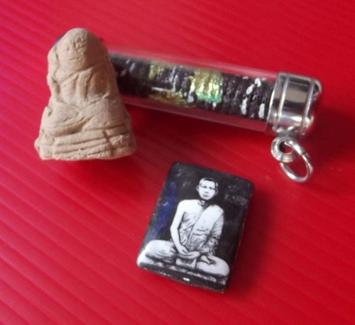 Thai Buddhist amulets set 