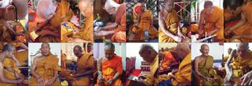 Pra Rahu sacred powder Thai Amulet