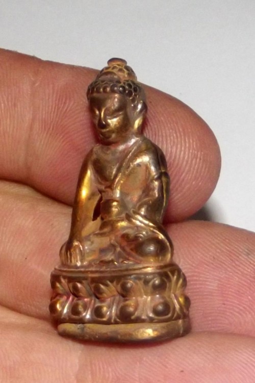 Pra Kring Buddha Image in Nine Sacred Metals- Luang Por Song