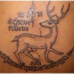 Kata Sak Yant Kwang Hliaw Hlang - Deer Looking Backwards 