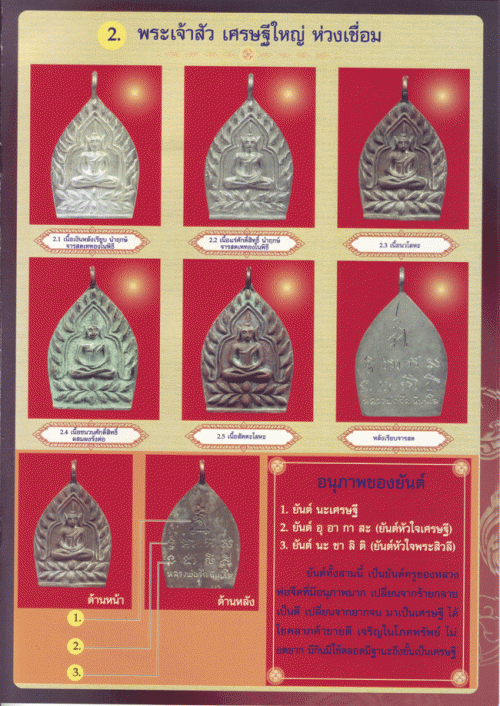 Jao Sua Luang PorJerd 2556 BE amulets edition booklet