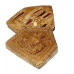 Khun Phaen Nuea Horm Yang Naree Marum Pha Aathan - Prai Deva Tree Amulet 5 Takrut, Holy Wood & Bone Carving - Luang Phu Ya Kroo Noi Akkajidto - Wat Po Chai 2555 BE