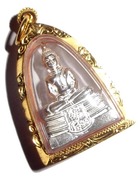 Luang Por Sotorn Buddha Amulet with solid gold casing