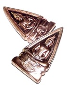 Rian Pra Luang Por Sotorn Sorng Hnaa - Nuea Nava Loha Rian Pra Luang Por Sotorn Sorng Hnaa (2 Images 1 each face) - Nuea Nava Loha (9 Sacred Metals) - Benja Nava Mongkol Edition 2555 BE