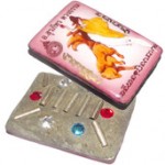9 Tails Fox Demoness Enchantress Prai Deva Locket - Pim A Ongk Kroo Nang Jing Jork Gao Hang Maha Sanaeh - 9 Tails Fox Demoness Enchantress Prai Deva Locket - Pim A Ongk Kroo - 6 Gems 9 Silver Takrut + In Koo