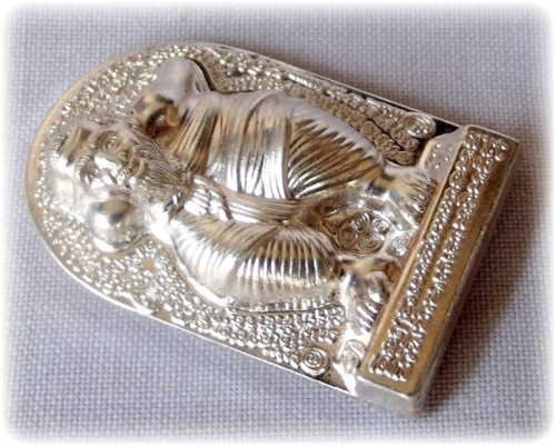 Hun Payont Dta Ba Khaw - Nuea Ngern (Solid Silver) - Por Tan Kloi
