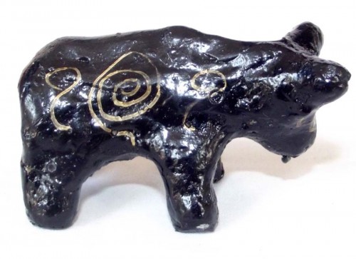 Wua Tanu Fai (Fiery Arrow Bull Protective Guardian) - Luang Por Kane