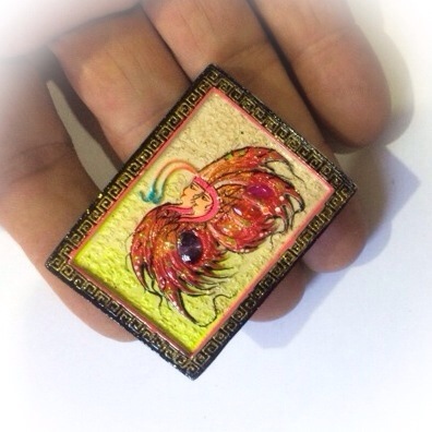 The Butterfly King Ongk Kroo Masterpiece Version is a jumbo sized amulet