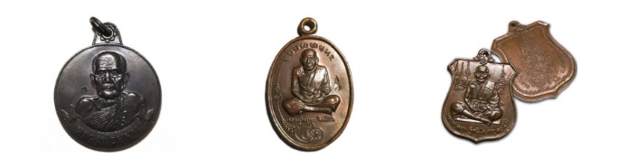 Famous Luang Phu Moon Coin Amulets