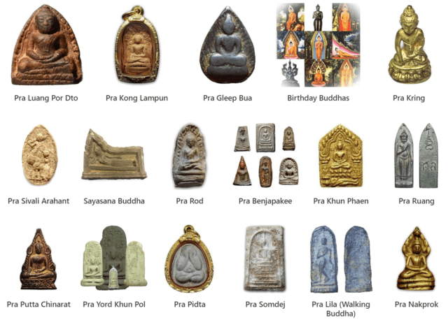 Best Original Phra Khun Paen Buddha Amulet With Original Gold Case MA16-1 