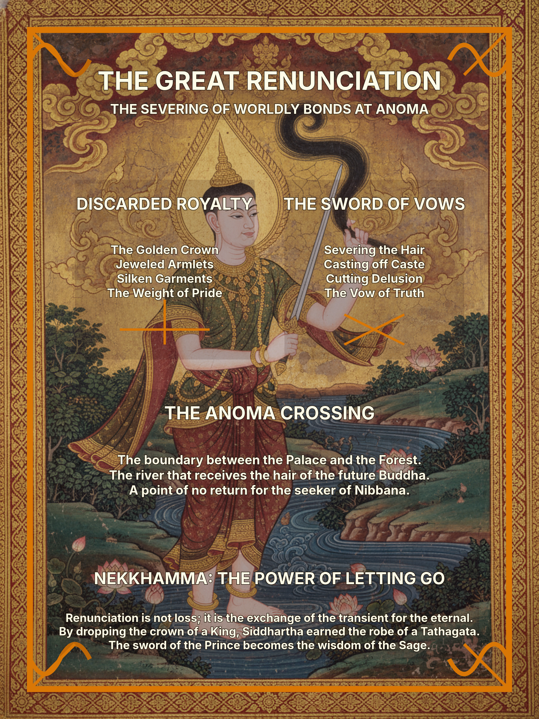 The Great Renunciation: Crossing the Anoma